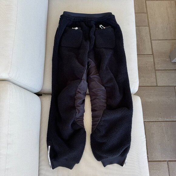 New Free People Sundown Fleece Joggers Wide Leg Pants FP Movement Black Small - Picture 8 of 10